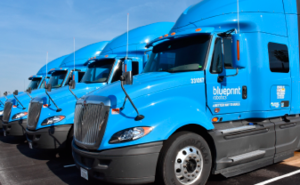 Livraison avec la flotte de trucks Blueprint Robotics