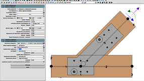 parametry obliczeniowe połączenia belek drewnianych na blachę węzłową