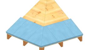 Docinanie płyt do linii narożna