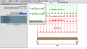 interfejs programu do obliczeń konstrukcji drewnianych